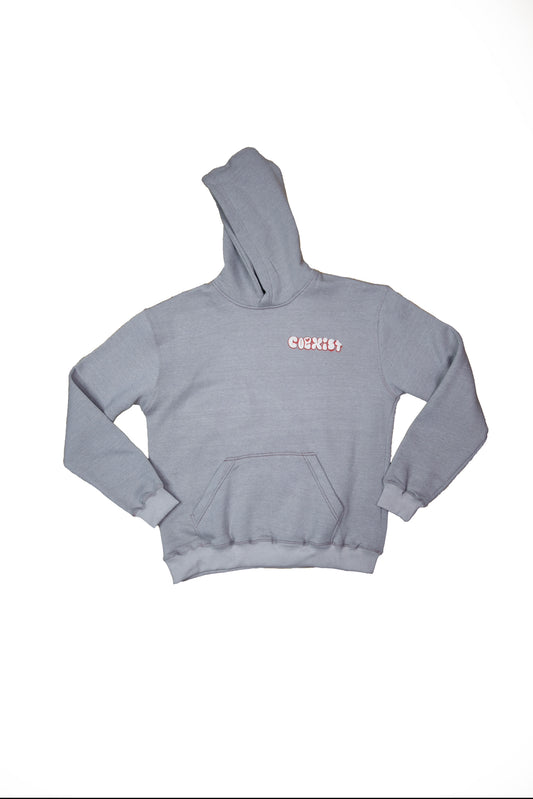 Coexist Grey Hoodie